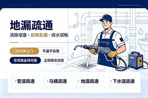 钦州地漏疏通
